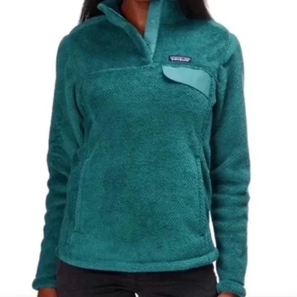 Patagonia Jackets & Blazers - PATAGONIA Re-Tool Snap-T Pullover Fleece Mogul Teal Blue Green